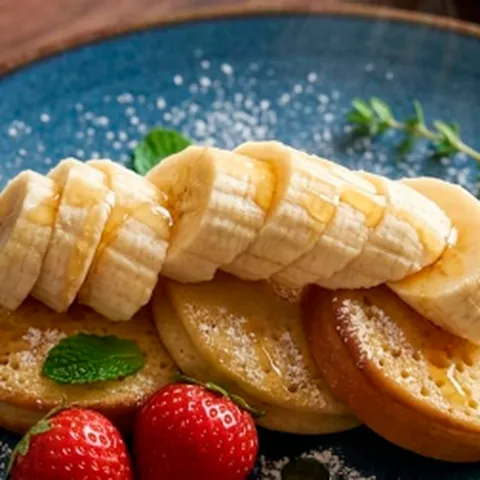 Banana Pancake for breakfast at Hidden Bay Resort